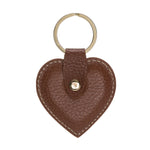 Leather Heart Charms/Key Rings